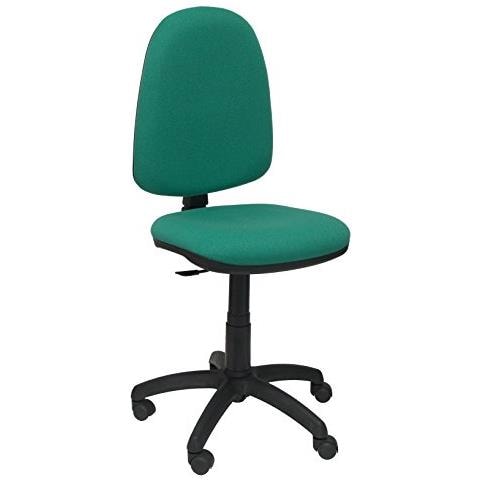 Modello 04cp Sedia Da Ufficio Ergonomica Con Meccanismo Di Contatto Permanente E Regolabile In Altezza Sedile E Schienale Imbottiti In Tessuto Bali Verde - Foto 1
