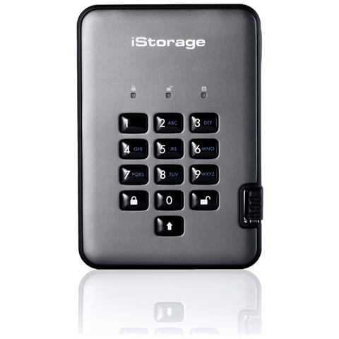 diskAshur PRO2 SSD 2 TB USB tipo A 3.2 Gen 1 (3.1 Gen 1) Grigio - Foto 1