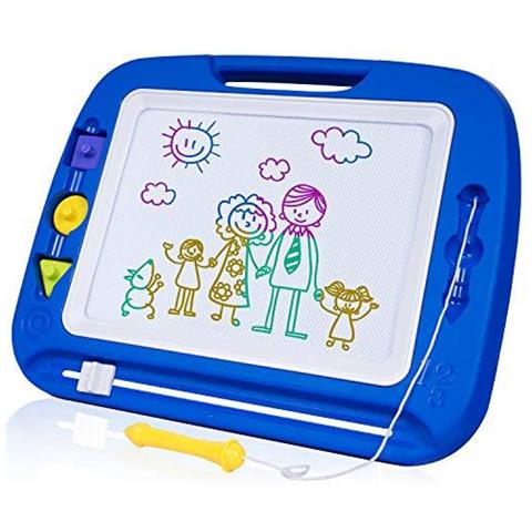 Grande Lavagna Magnetica Disegno - 4 Colori 415 325 Centimetri Doodle Pad Con Francobolli Regalo Per I Pi Piccoli - Foto 1