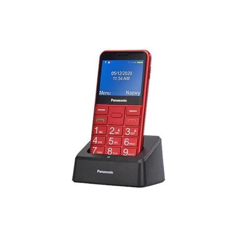 KX-TU155EXRN cellulare 6,1 cm (2.4") 102 g Rosso Telefono con fotocamera - Foto 2