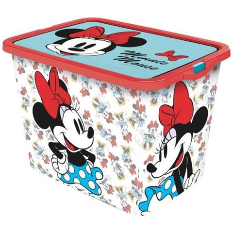 Scatola Portaoggetti Minnie 23 Litri Bianco / rosso - Foto 1