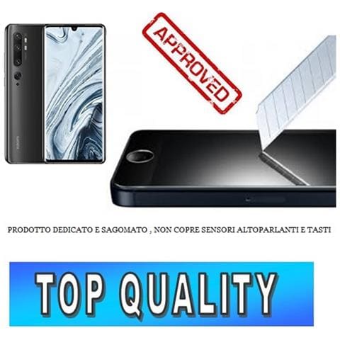 Tempered Glass Screen Protector Pellicola Vetro Temprato Xiaomi Mi Note 10 -10 Pro - 10 Lite - Foto 1
