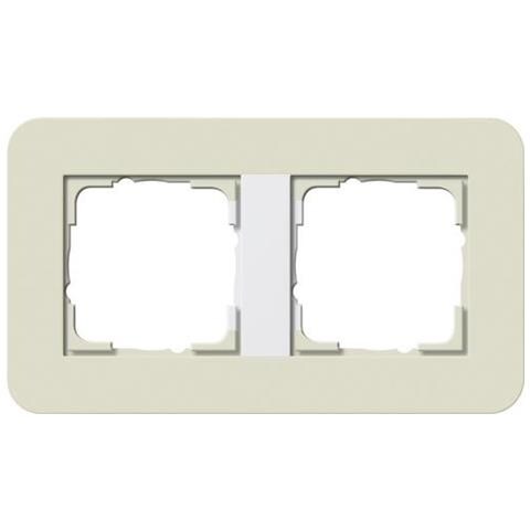 0212417 Placca Copripresa E Copri Interruttori Crema, Bianco - Foto 1