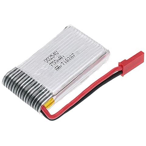 4 Pezzo Batteria Lipo Ricaricabile (3.7 V 750mah) Per Rc Droni Quadricotteri Mjx X300c X400 X800 + Caricatore - Foto 3