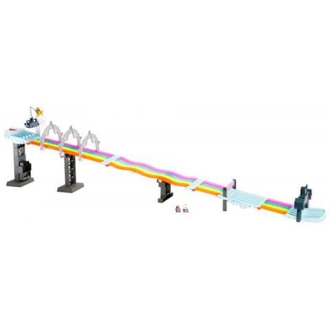 Hot Wheels - Track Road Rainbow Mario Kart - Circuito / Macchinina - Dai 4 Anni - Foto 3