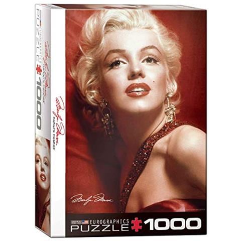 Marilyn Monroe Ritratto Rosso Di Sam Shaw Puzzle Da 1000 Pezzi - Foto 1
