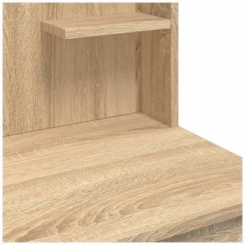 Toeletta Con Luci Led Rovere Sonoma 96x40x142 Cm - Foto 10