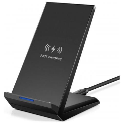 797330 Caricabatterie Per Dispositivi Mobili Smartphone Nero Usb Carica Wireless Ricarica Rapida Interno - Foto 1