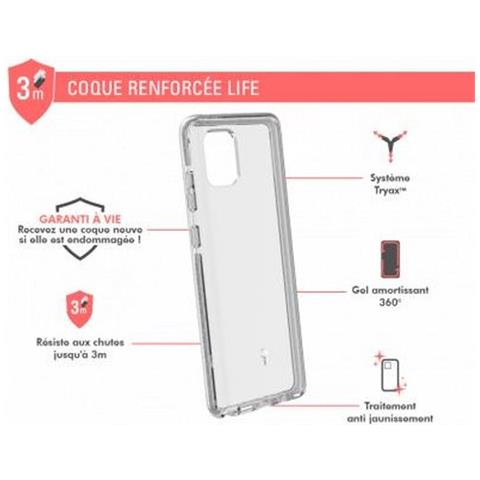 Cover Rinforzata Per Samsung Galaxy Note 10 Lite Life, Trasparente - Foto 2