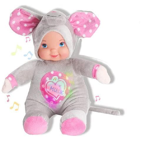 Baby Doll Reig Elefante 35 Cm Peluche Musicale - Foto 1