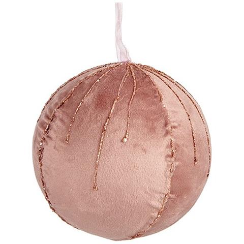 Set Di Palline Di Natale Poliestere Rosa 12 X 12 X 12 Cm (4 Unità) - Foto 2