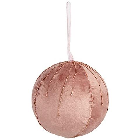 Set Di Palline Di Natale Poliestere Rosa 12 X 12 X 12 Cm (4 Unità) - Foto 3