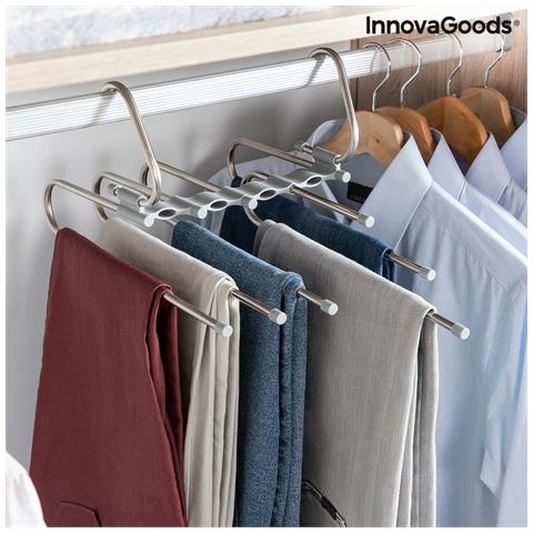 Gruccia Multipla Per Pantaloni 5 In 1 Havser - Foto 1