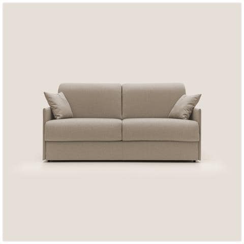 Evans Divano letto matrimoniale in tessuto impermeabile T13 169 cm (mat. 140x197) beige - Foto 3