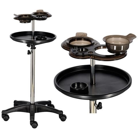 Carrello Assistente Parrucchiere Con Tavolino Su Ruote Per La Tintura T0141-2 Tavolino Su Treppiede Per Salone Di Bellezza - Foto 1