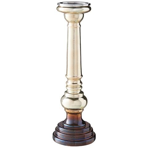 Set Di 2 Candelieri Vetro Oro E Multicolore 40 Cm Imarti - Foto 2