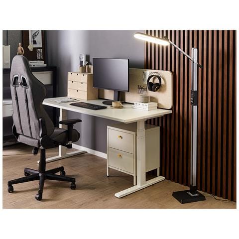 Lampada Da Terra A Led Aquarius Con Dimmer Metallo Grigio Scuro - Foto 1