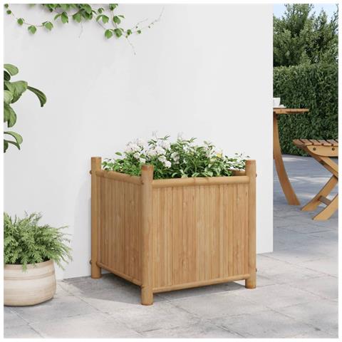 Fioriera 40x40x40 Cm In Bambù - Foto 3