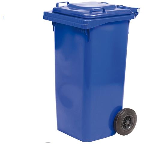 Bidone Per Raccolta Differenziata Con Ruote 120lt Ics - Blue - Foto 1