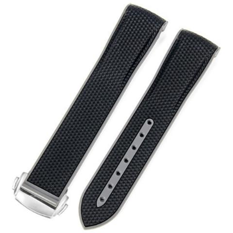 Cinturino Per Orologio In Silicone Omega X Swatch Moonswatch Planet Series Darkgrey - Foto 1