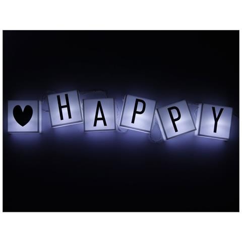 Catena Luminosa Cinema Light Box Frasi Striscia 20 Luci LED 90 Lettere - Foto 2