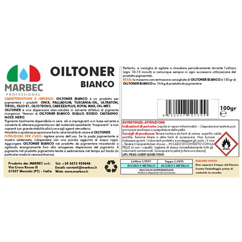 Oiltoner Bianco 100gr - Pigmento In Dispersione Oleo-solubile - Foto 2