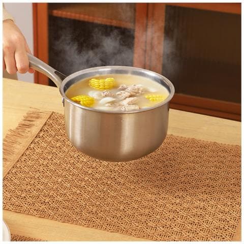 Set Di 6 Tovagliette, 30x45 Cm, Eleganti Tovagliette In Vinile Intrecciato Brown - Foto 2