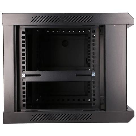 Extralink Armadio per montaggio su rack 6U 600x450 Nero montaggio a parete, Da parete, 6U, 60 kg, Lucchetti, Griglie, Nero - Foto 2