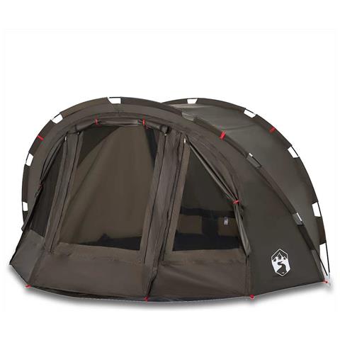 Tenda da Pesca per 4 Persone Marrone Impermeabile - Foto 1