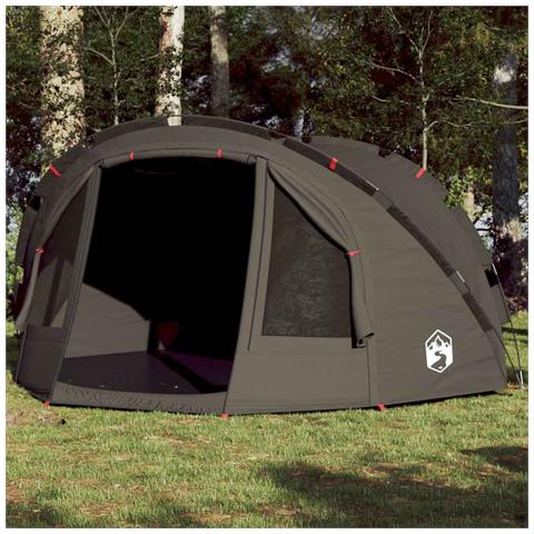 Tenda da Pesca per 4 Persone Marrone Impermeabile - Foto 2