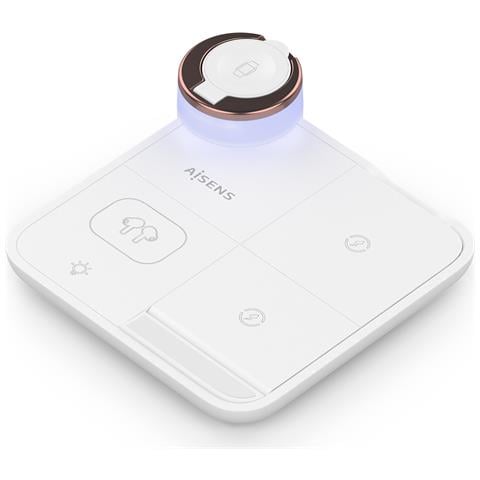 ASCH-15W4WC061-W Caricabatterie per dispositivi mobili Cuffie, Smartphone, Orologio intelligente Bianco USB Carica wireless Interno - Foto 1