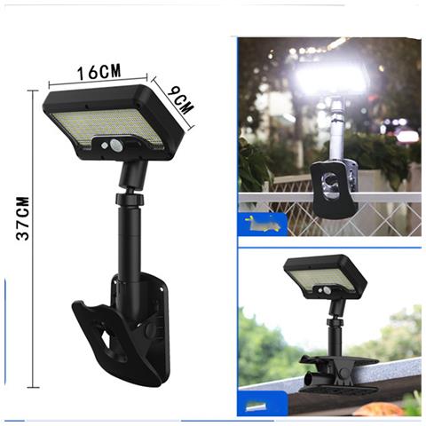 Lampada Led Solare Con Clip E Sensore Di Movimento - Foto 1