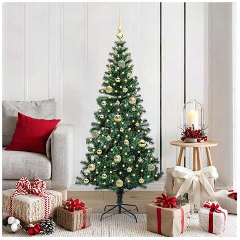 Albero di Natale artificiale con luci integrate Verde 150 cm - Foto 2