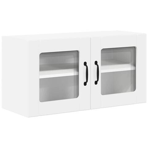 Mobile da cucina con lo scaffale Bianco Lucido 80 x 31 x 40 cm - Foto 1