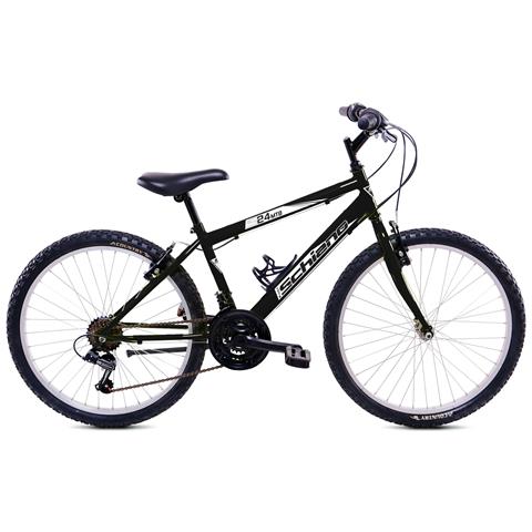Mtb 24'' - Mountain Bike Da Uomo, Ruote 24'', Cambio 18 Velocità, Telaio Acciaio, Con Accessori - Colore Nero - Foto 1