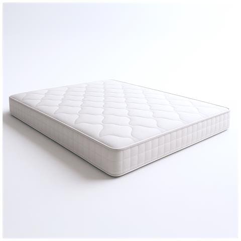 Materasso 90 X 200 A Molle Insacchettate E Memory Foam | Altezza 25 Cm | Ergonomico, Ignifugo, Anallergico | Dotato Di Dispositivo Medico Classe 1 | Prodotto In Italia - Foto 1