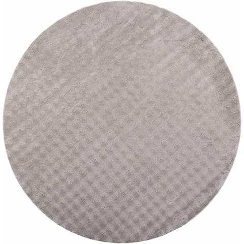 Tappeti per area Rotondo HUARTE Sabbia Ø 120 CM Poliestere - Foto 1