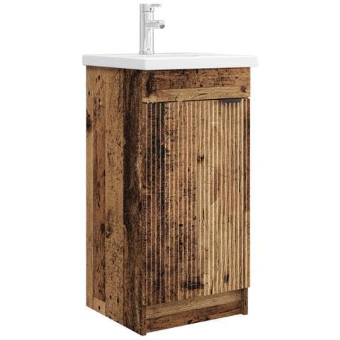 Mobile da bagno con lavabo Legno antico 42 x 40 x 84,5 cm - Foto 1