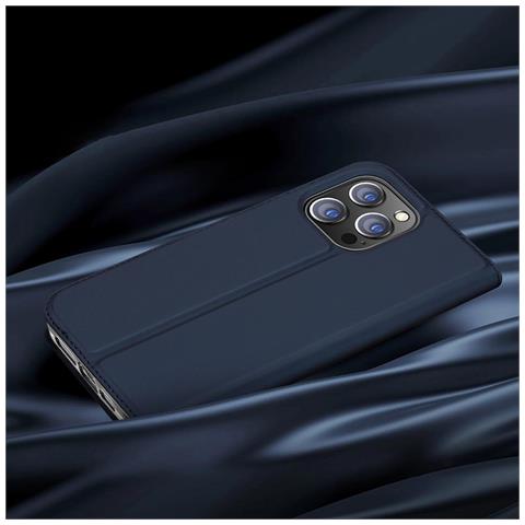 Skin Pro Custodia Con Coperchio Pieghevole Per Iphone 14 Pro Oro - Foto 2