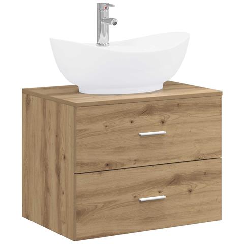 Set di mobili per il bagno Rovere Artigianale - Foto 1
