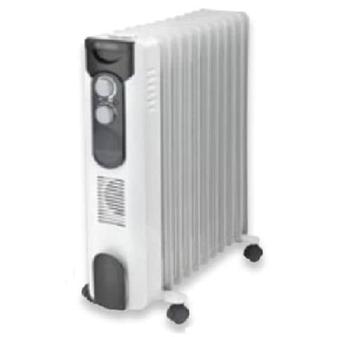 CaldoRad 11 Radiatore ad olio Potenza 2500 Watt Colore Bianco - Foto 1