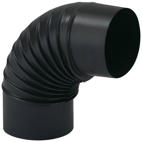 Gomito Smaltato Nero Op. Cm 13 - Foto 1