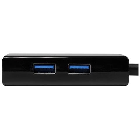Adattatore USB 3.0 a Ethernet Gigabit con Hub USB a 2 porte incorporato - Foto 3