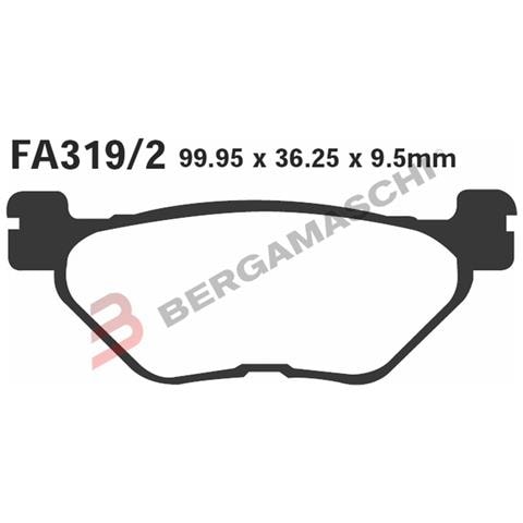 B1r R1831902 Pastiglie Hh Yamaha Tdm 900post. Fa319/2hh - Foto 1