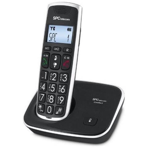 Spc Telefono Fijo Inalambrico Para Mayores - Teclas Y Numeros Extragrandes - Volume De Auricular Amplificado - Agenda Y - Foto 1