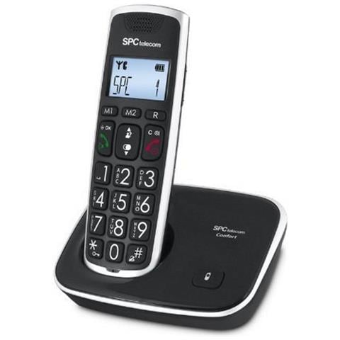 Spc Telefono Fijo Inalambrico Para Mayores - Teclas Y Numeros Extragrandes - Volume De Auricular Amplificado - Agenda Y - Foto 2