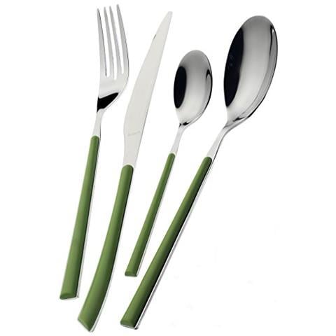 Posate Stella Di , Set 24 Pz. Scatola Window - Verde - Foto 1
