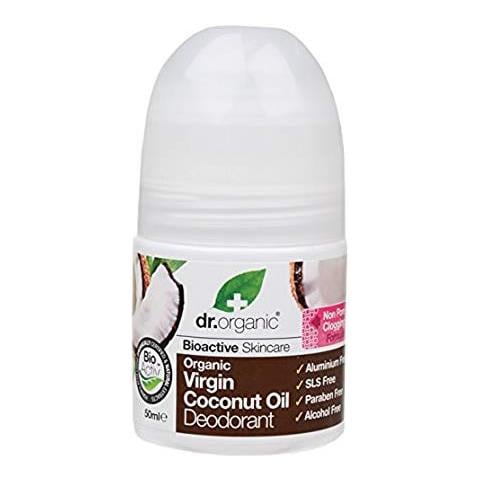 Dr Organic Virgin Coconut Oil Deodorant Roll On 50ml - Deodorante corpo - Foto 1