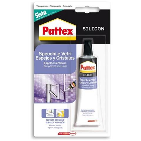Sigillante Siliconico Neutro Pattex Per Specchie E Vetri Ml 50 Trasparente - Foto 1