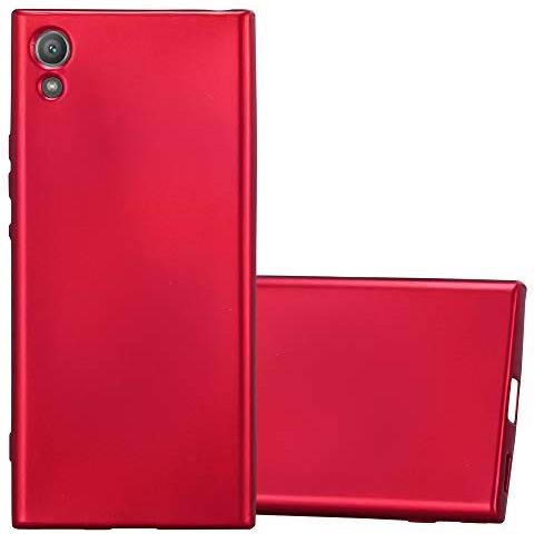 Custodia Compatibile Con Sony Xperia Xa1 In Rosso Metallico - Coperchio Protettivo In Silicone Tpu Flessibile - Foto 1
